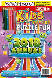 Kids Bumper Puzzle Fun Annual Magazine