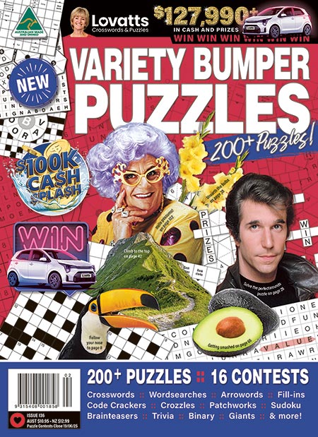 Variety Bumper Puzzles magazine by Lovatts