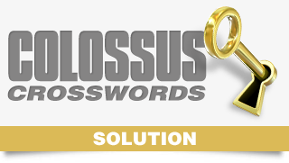 Colossus Crossword Competition Solutions