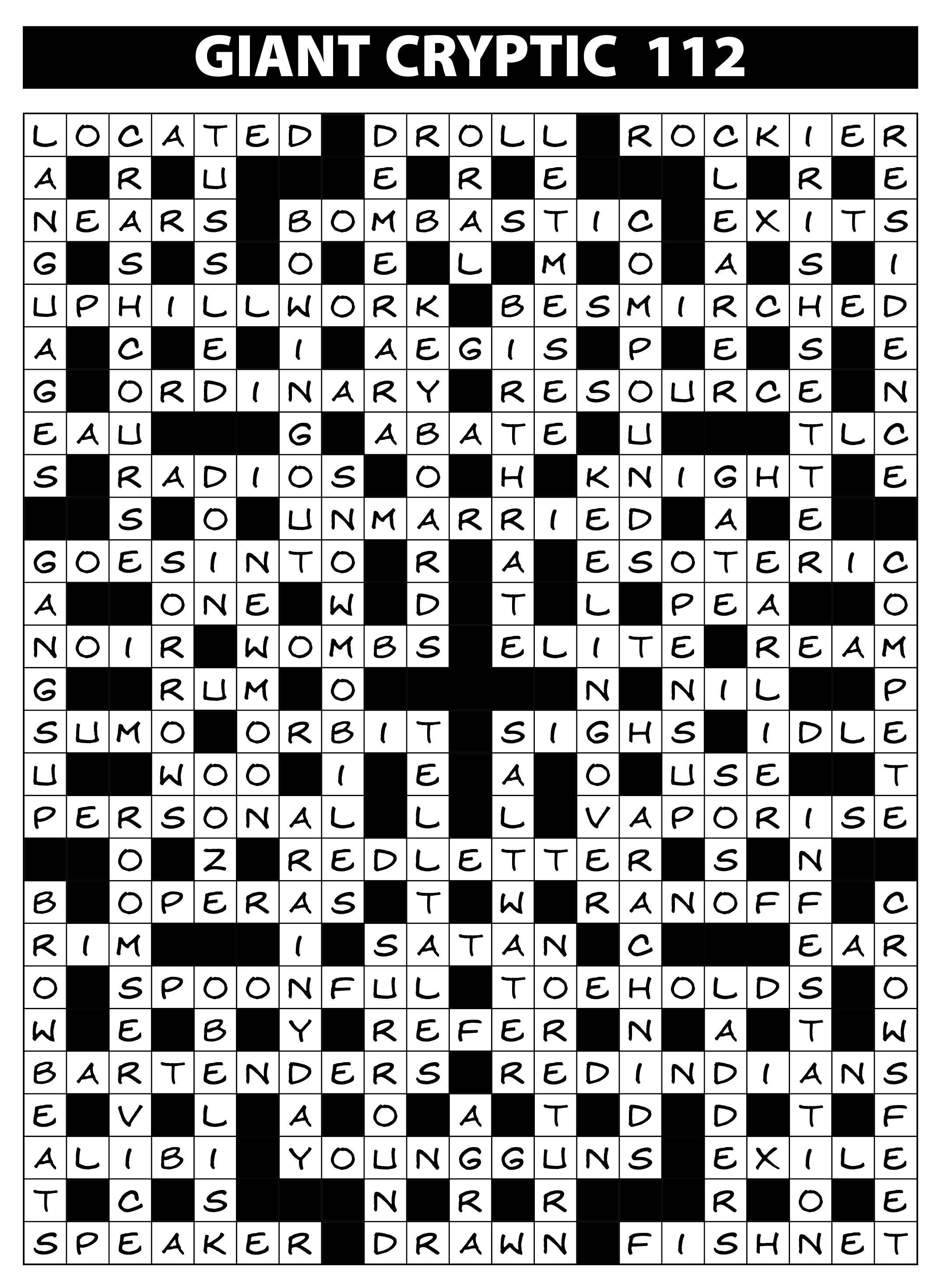 CRYPTIC CLUES THE GIANT CROSSWORD - PressReader