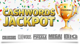 Cashwords Jackpot Competition Prize Winners