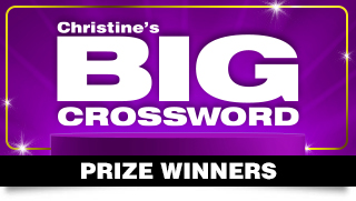 Christine's BIG Crossword Competition Prize Winners