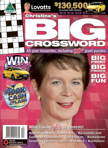 Christine Lovatts BIG Crossword magazine