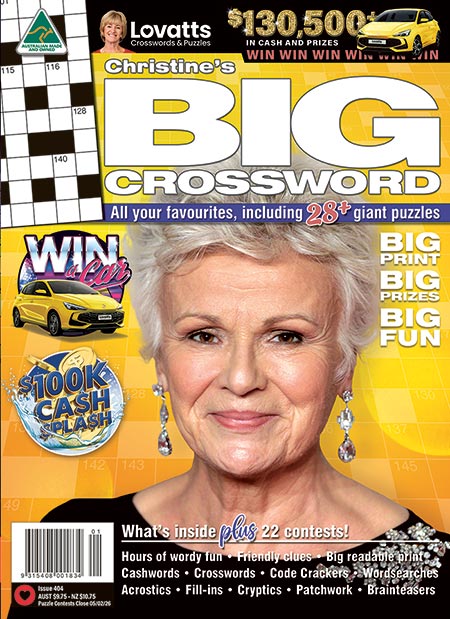 Christine Lovatts BIG Crossword magazine