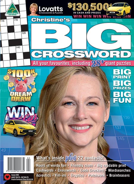 Christine Lovatts BIG Crossword magazine