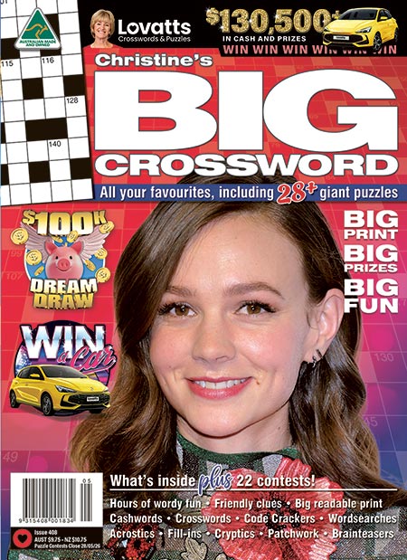Christine Lovatts BIG Crossword magazine