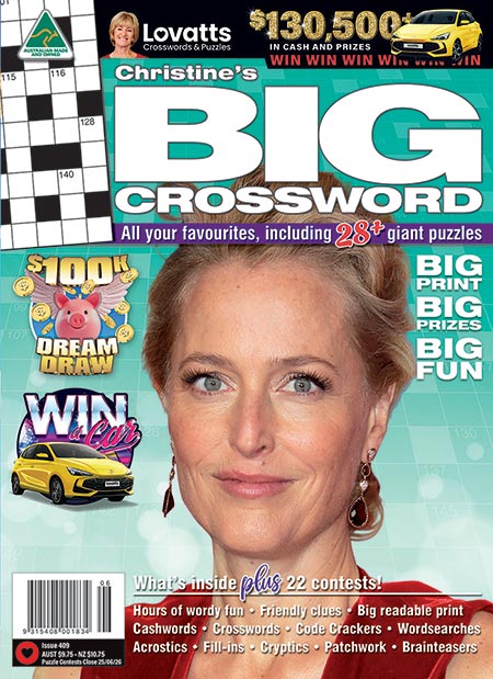 Christine Lovatts BIG Crossword magazine