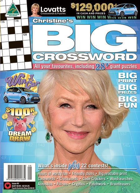 Christine Lovatts BIG Crossword magazine