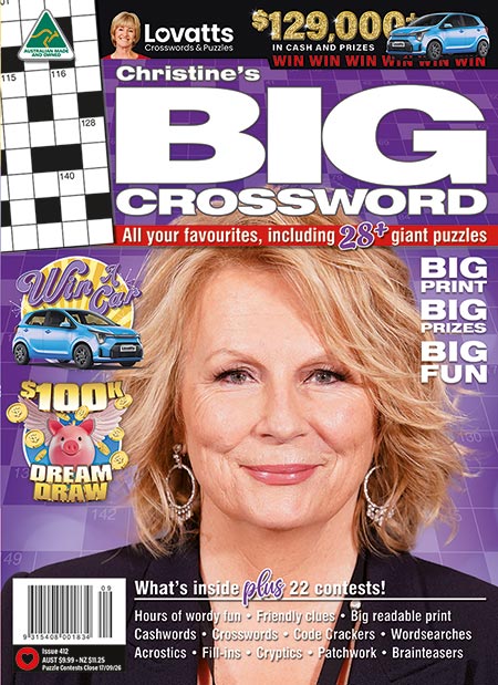Christine Lovatts BIG Crossword magazine