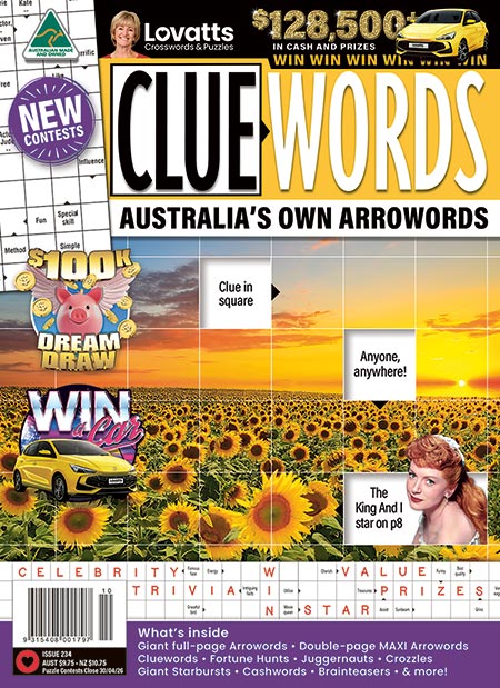 Lovatts Cluewords magazine