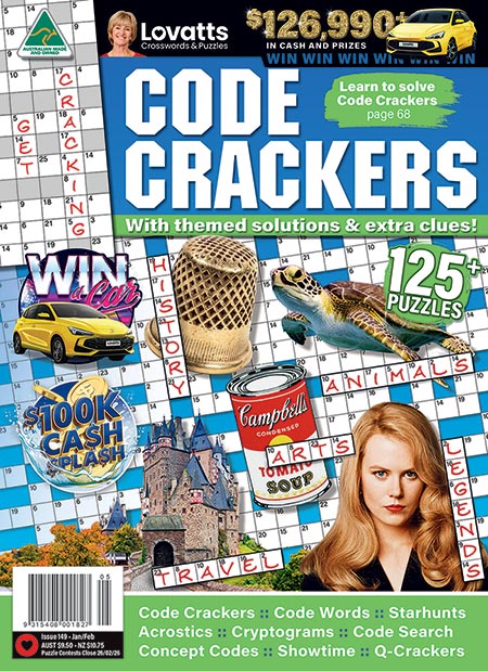 Lovatts Code Crackers magazine