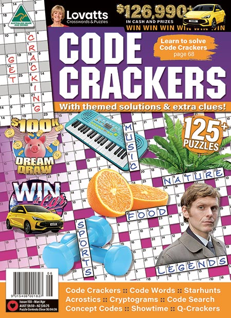 Lovatts Code Crackers magazine