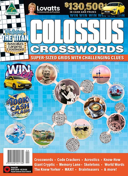 Lovatts Colossus Crosswords magazine
