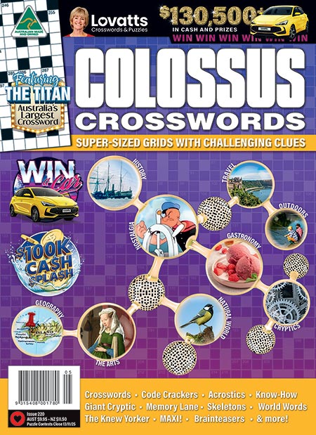 Lovatts Colossus Crosswords magazine