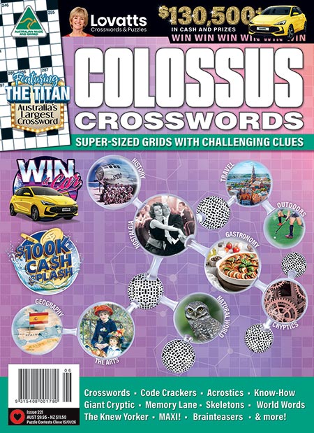 Lovatts Colossus Crosswords magazine
