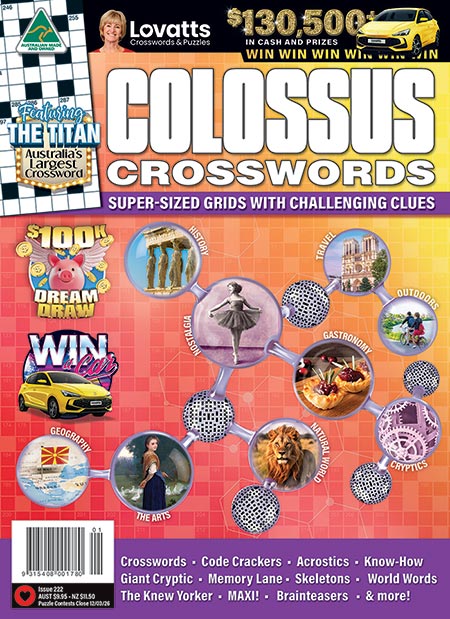 Lovatts Colossus Crosswords magazine