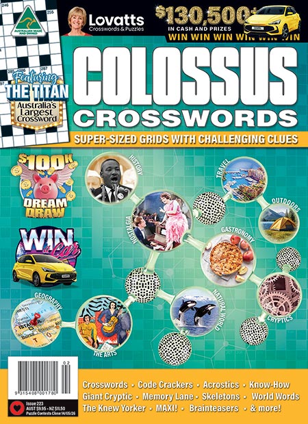 Lovatts Colossus Crosswords magazine