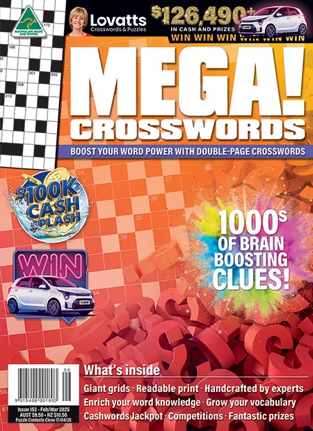 Lovatts MEGA! Crosswords® magazine