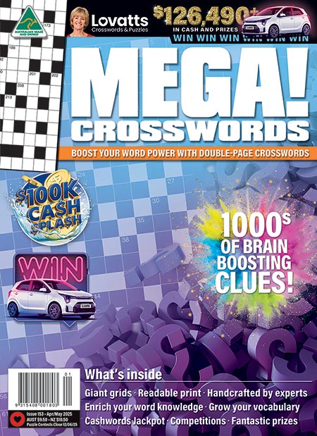 Lovatts MEGA! Crosswords® magazine