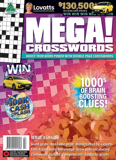 Lovatts MEGA! Crosswords® magazine