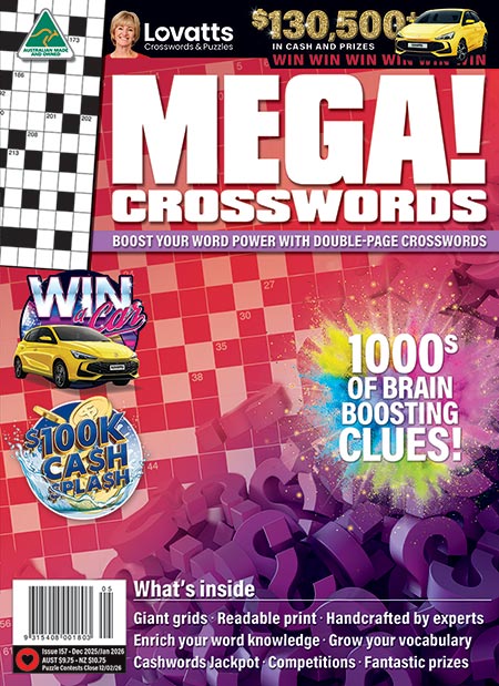 Lovatts MEGA! Crosswords® magazine