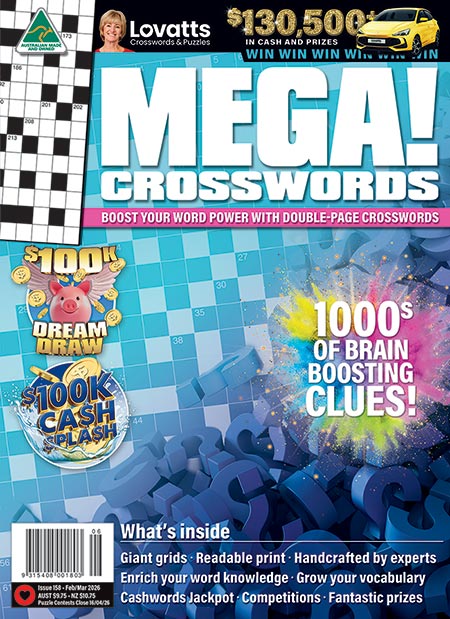 Lovatts MEGA! Crosswords® magazine