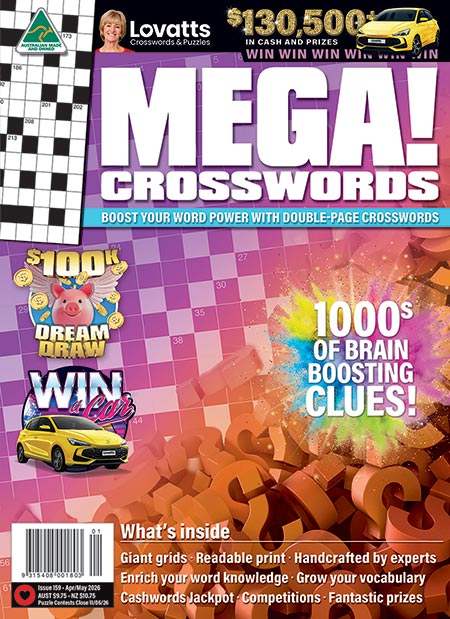Lovatts MEGA! Crosswords® magazine