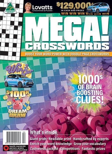 Lovatts MEGA! Crosswords® magazine