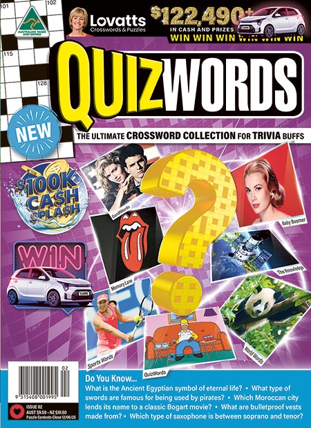 Lovatts QuizWords magazine