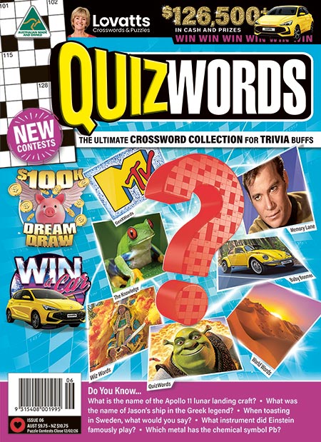 Lovatts QuizWords magazine