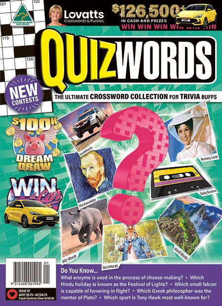 Lovatts QuizWords magazine