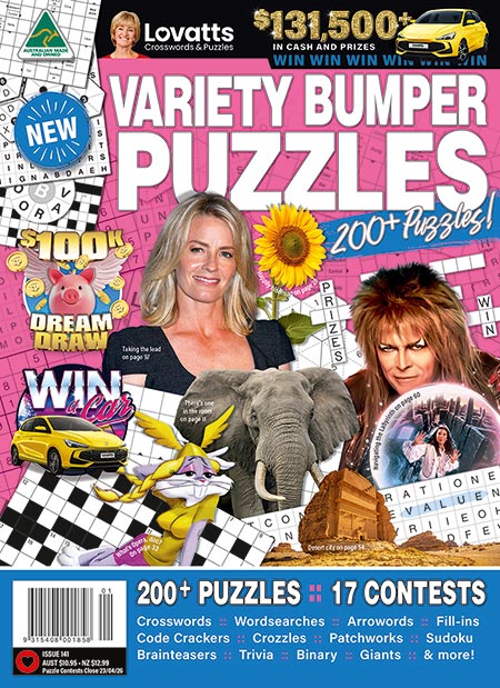 Lovatts Variety Bumper Puzzles magazine